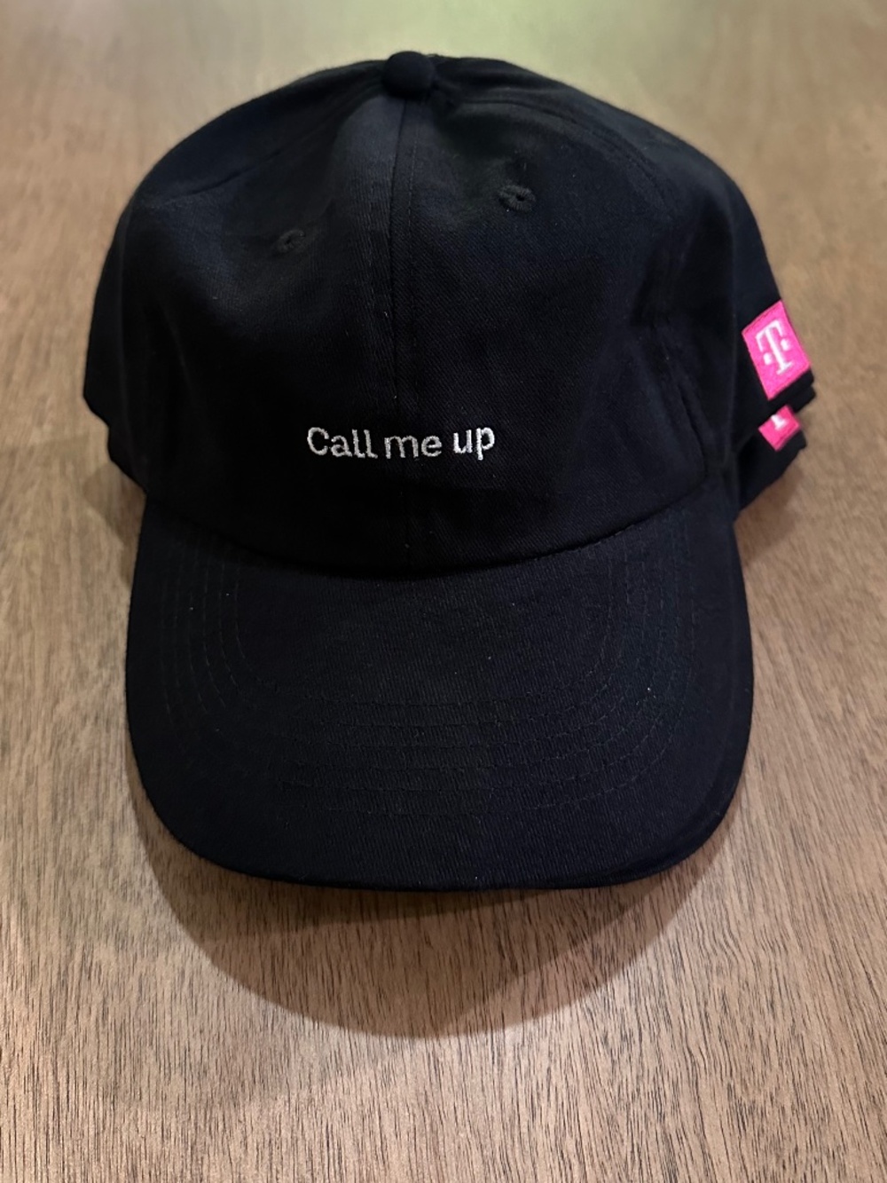 T-Mobile Tuesdays Baseball Cap Hat Call Me Up 2026 Black, pink & white